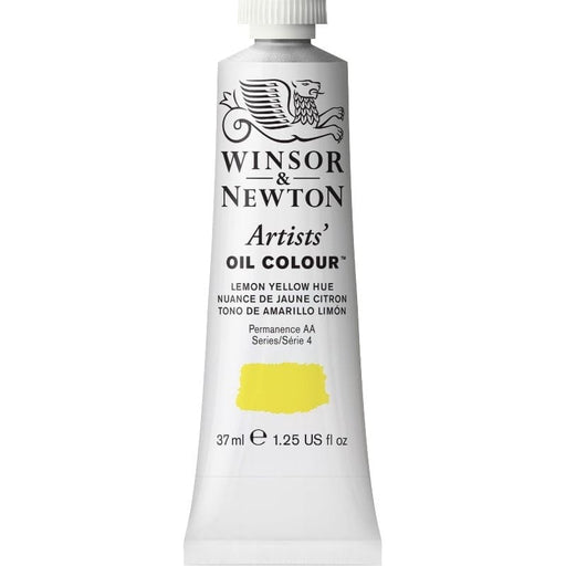 WINSOR & NEWTON ARTIST OILS WINSOR & NEWTON W&N Artist's Oil 37ml Lemon Yellow Hue 347