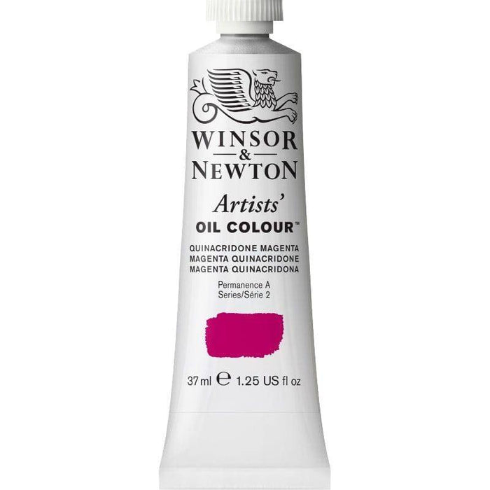 WINSOR & NEWTON ARTIST OILS WINSOR & NEWTON W&N Artist's Oil 37ml Quinacridone Magenta 545