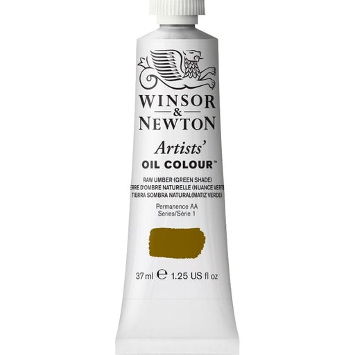WINSOR & NEWTON ARTIST OILS WINSOR & NEWTON W&N Artist's Oil 37ml Raw Umber (Green Shade) 558