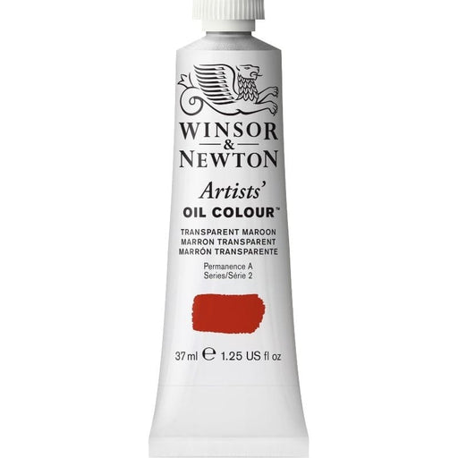 WINSOR & NEWTON ARTIST OILS WINSOR & NEWTON W&N Artist's Oil 37ml Transparent Maroon. 657