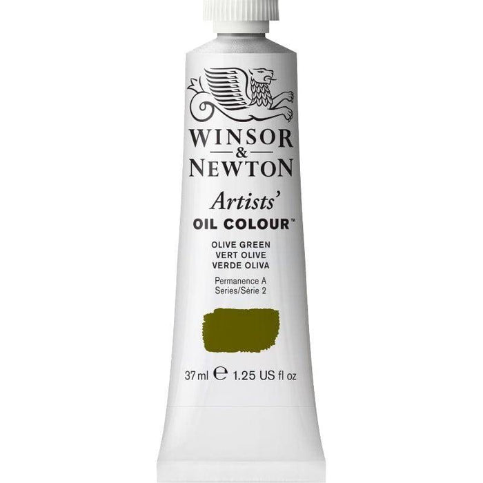 W&N Artist's Oil Olive Green 447 - The Sydney Art Store