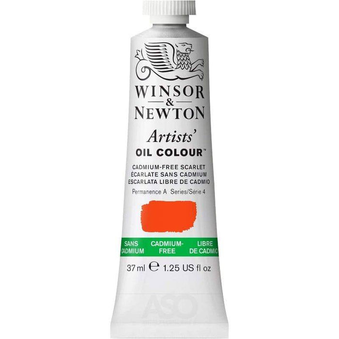 W&N Artist's Oil 37ml Cadmium-Free Scarlet 903