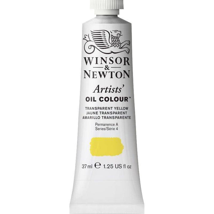 W&N Artist's Oil 37ml Transparent Yellow 653