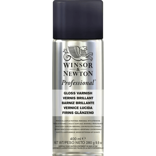 WINSOR & NEWTON MEDIUMS WINSOR & NEWTON Winsor & Newton Professional Gloss Varnish (Aerosol) 400ml