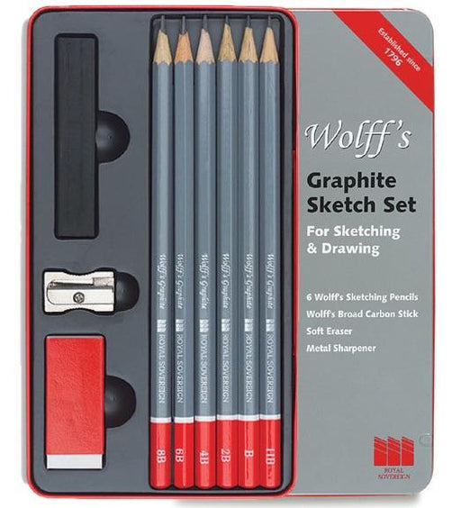 WOLFFS WOLFFS 6 Pencils Wolff's Graphite Sketch Set
