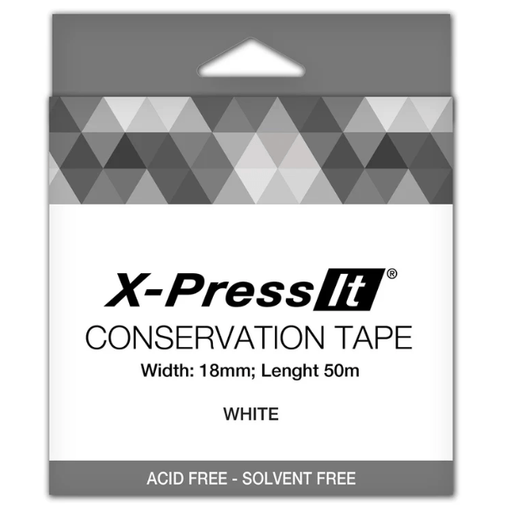 XPRESS XPRESS 18mm White x 50 Metres Xpress It Conservation Tape