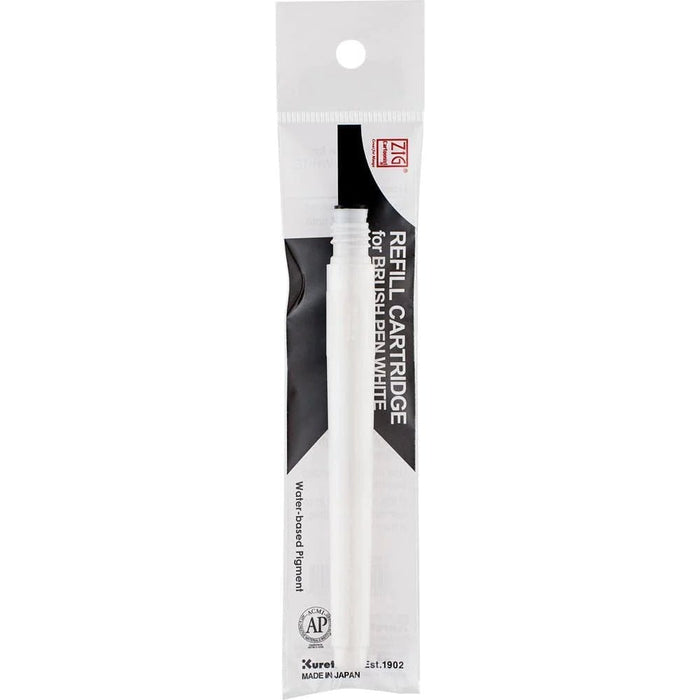 ZIG Kuretake Brush Pen Refill Ink Cartridge WHITE